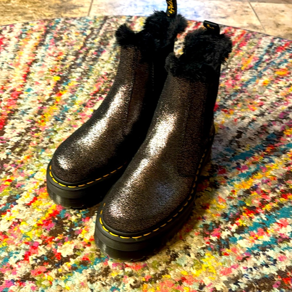 Sparkling platform Doc Martens